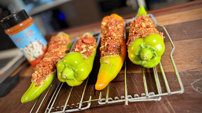 Image of Jalapeño Banana Chili Brisket Stuffed Poppers | AUSSIEQ BBQ