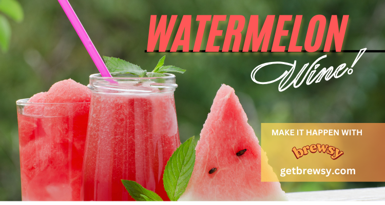 Refreshing Fresh Fruit Watermelon Wine