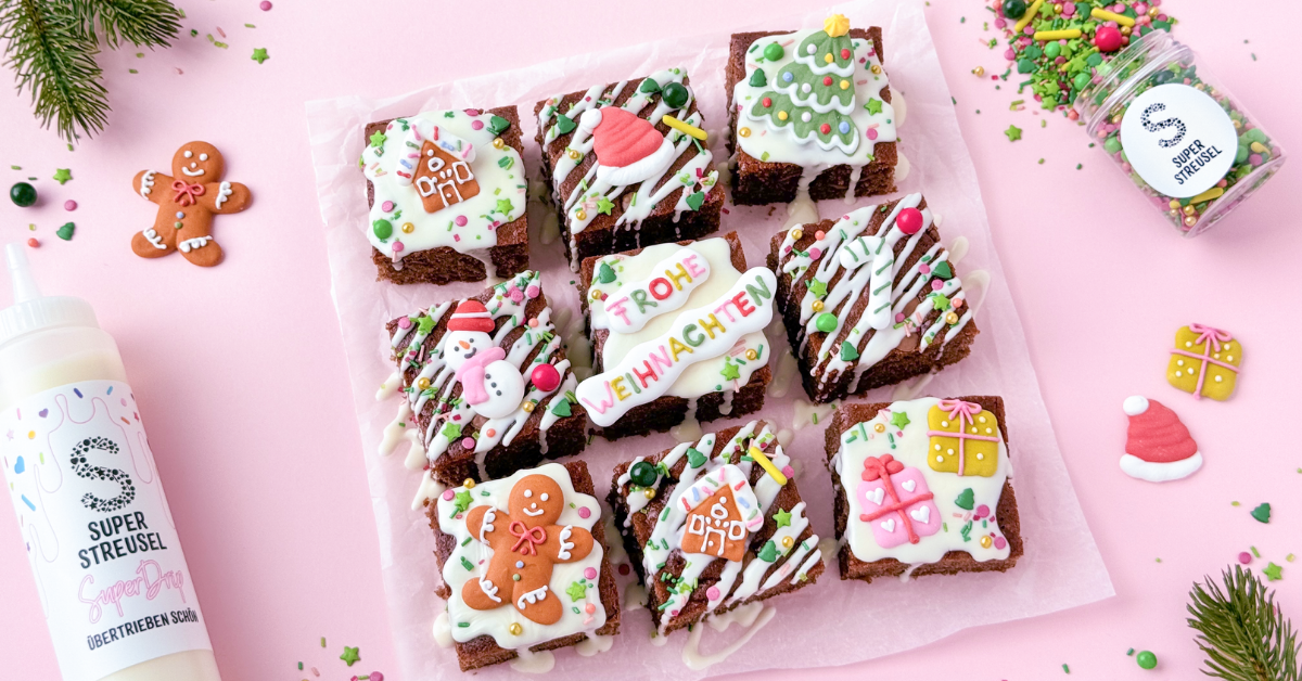 Lebkuchen Brownies – Super Streusel
