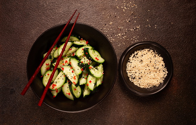 Image of Asian-Inspired Cucumber Salad