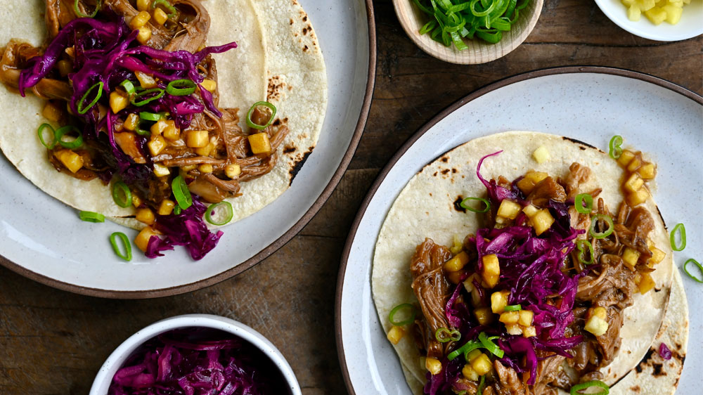 Slow Cooker Pineapple Pulled Pork 