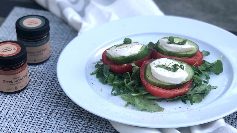 Image of Summer Garden Salad with Greek Seasoning