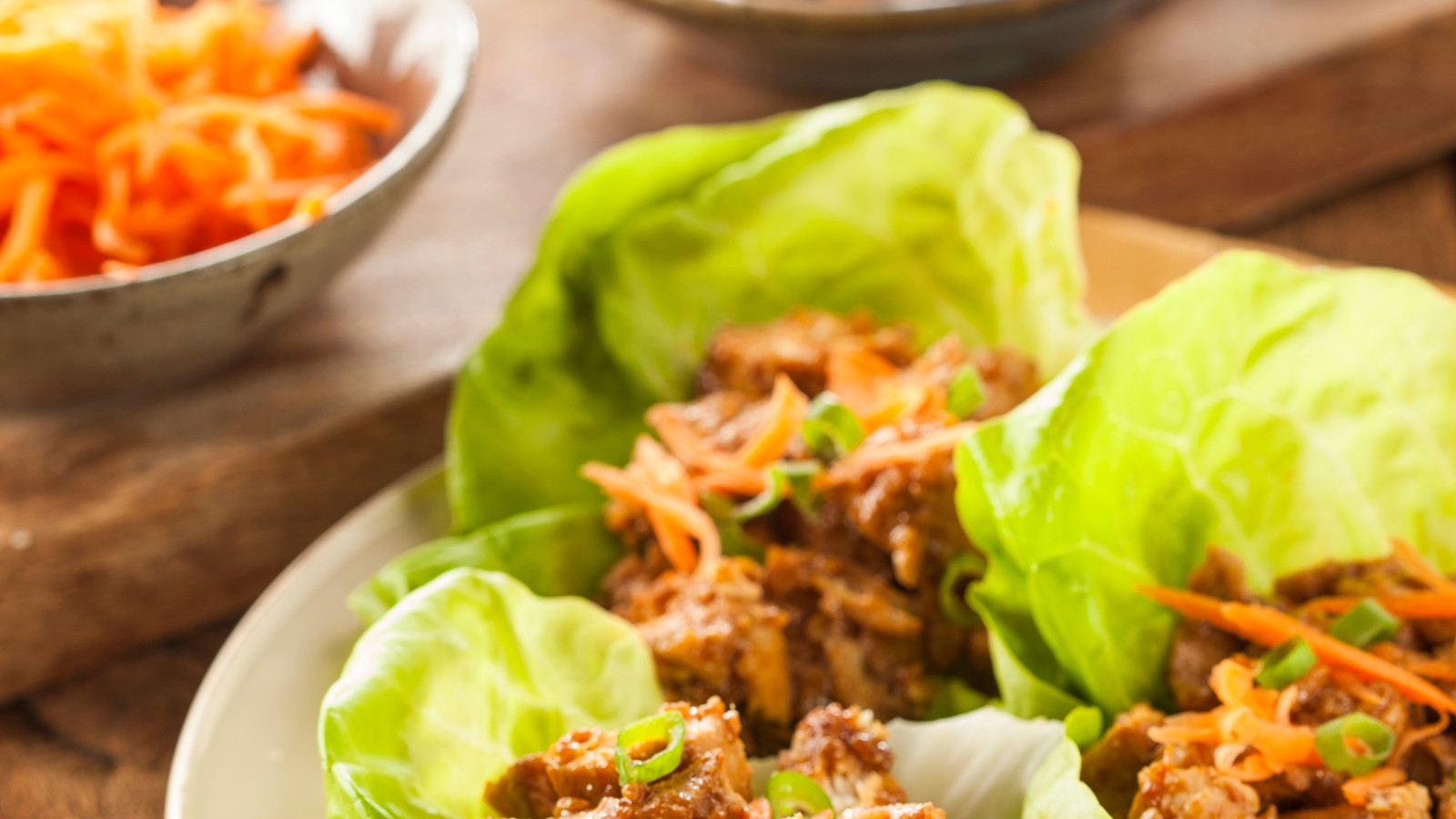 Image of Spicy Chicken Lettuce Cups