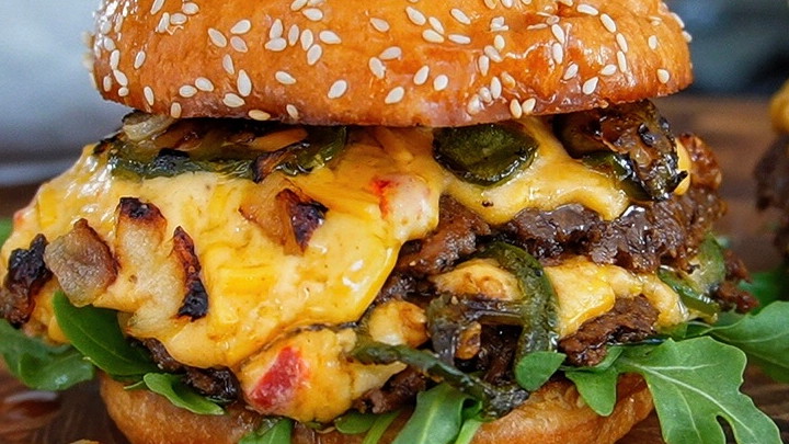 Image of Pimento Cheese Smashburgers