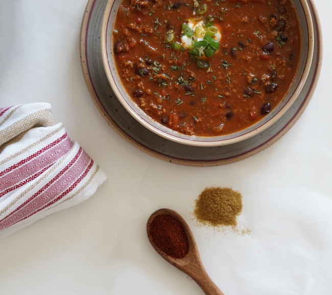 Image of Roasted Poblano and Coffee Chili