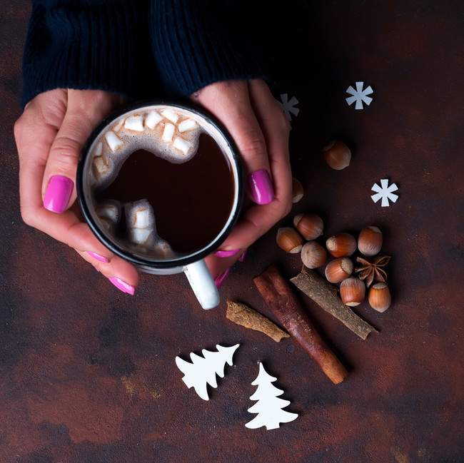 Image of Spiced Mulled Wine Hot Chocolate