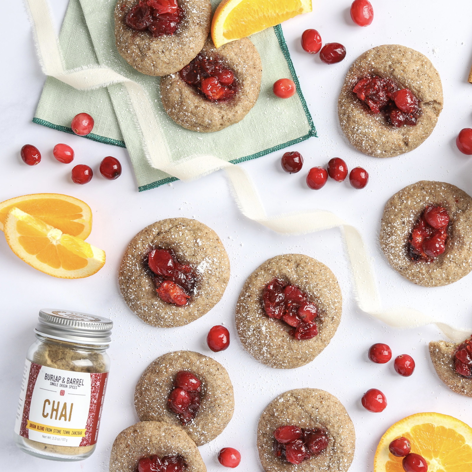 Image of Cranberry Chai Cookies