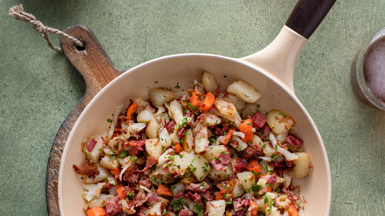 Image of Beef and Sweet Potato Hash with Taco Seasoning 