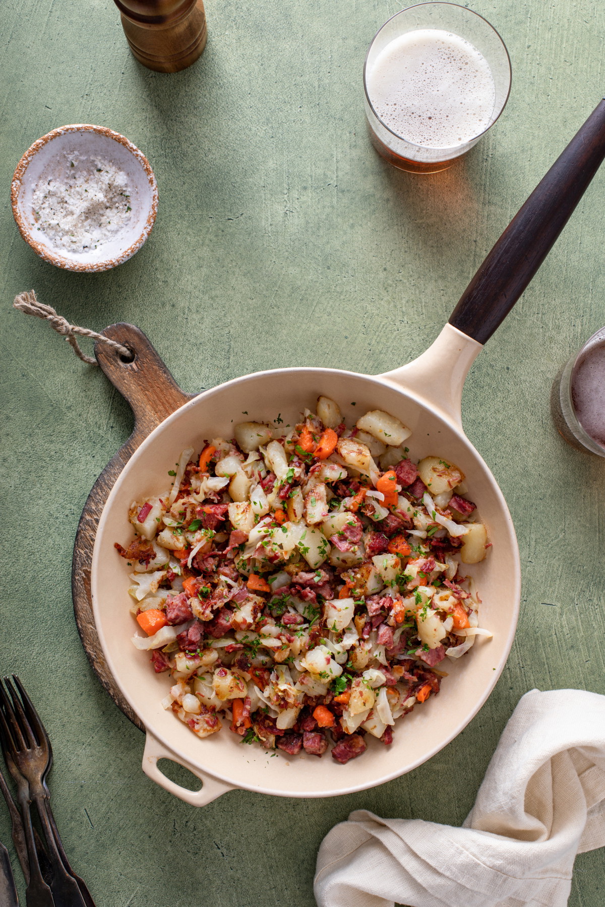 Beef and Sweet Potato Hash with Taco Seasoning 