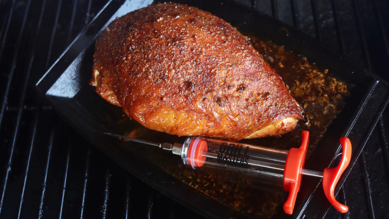 Image of The Grill Master’s Smoked Turkey Breast Recipe