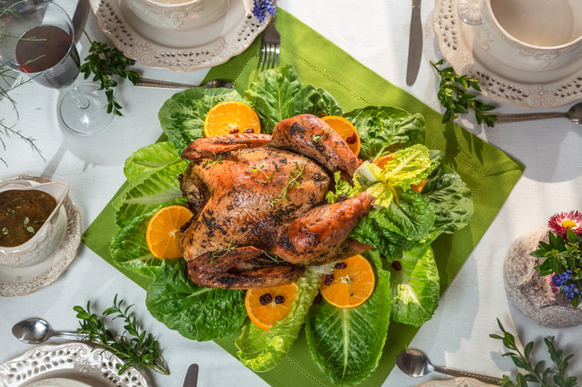 Image of Herb-Roasted Turkey with Citrus Gravy