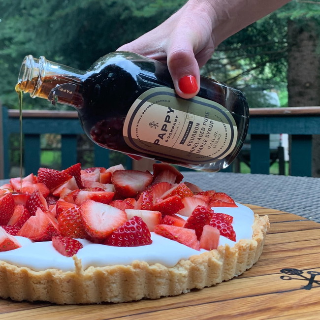 Image of Summer Recipe: Fresh Strawberry Tart with Bourbon Whipped Cream