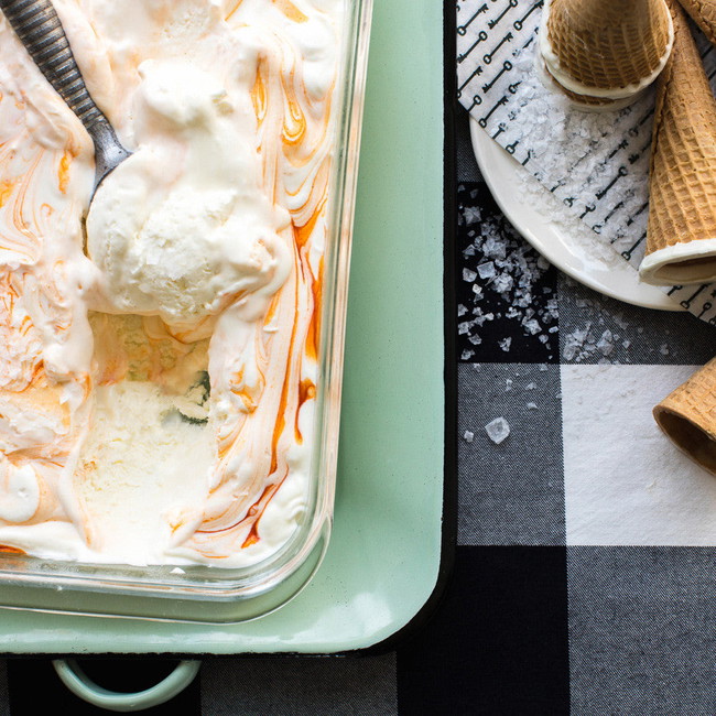 Image of Recipe: No-Churn Sweet Burn Ice Cream Dessert