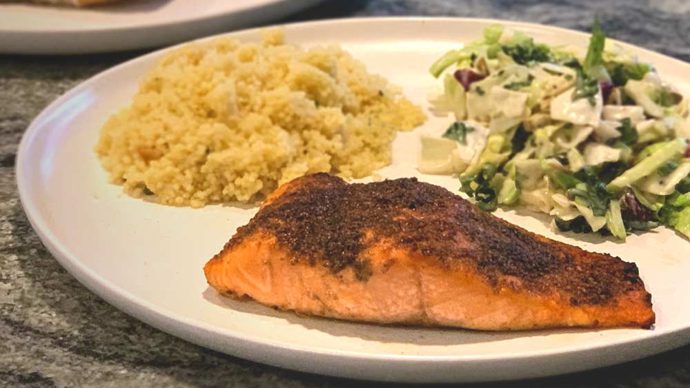 Image of Blackened Salmon Paanch Phoran