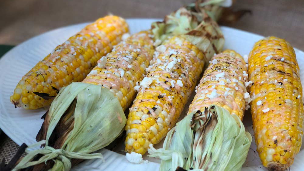 Image of Grilled Street Corn with Lime Crema