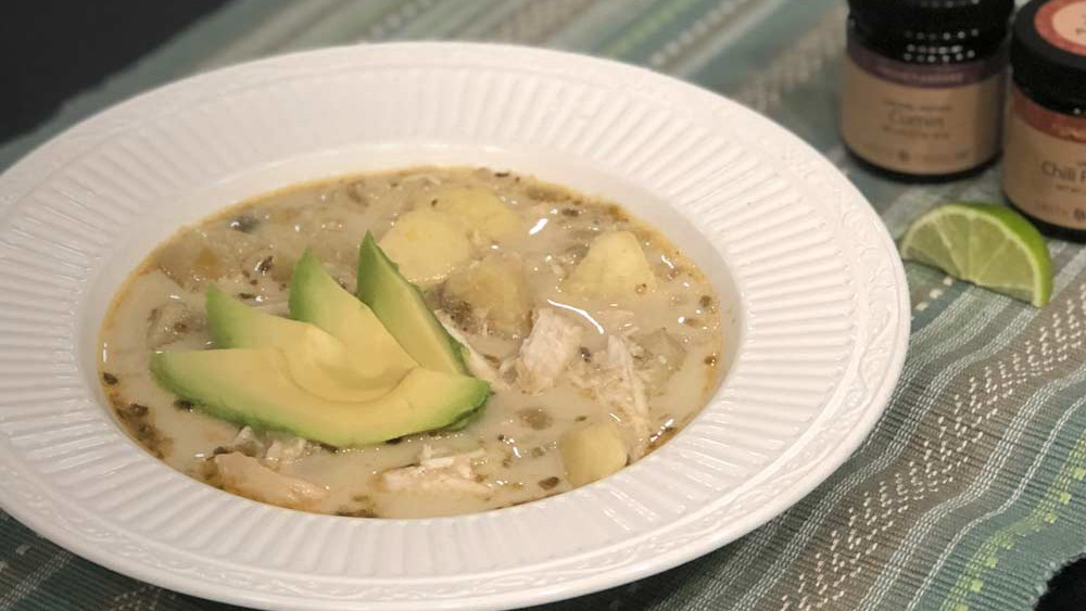 Image of White Chicken Chili with Sweet Potatoes