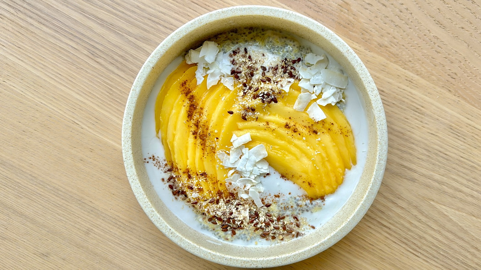 Image of Mango Coconut Chia Seed Pudding