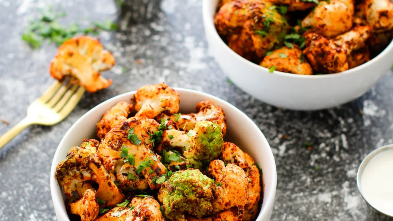 Image of Spicy Roasted Cauliflower Bites