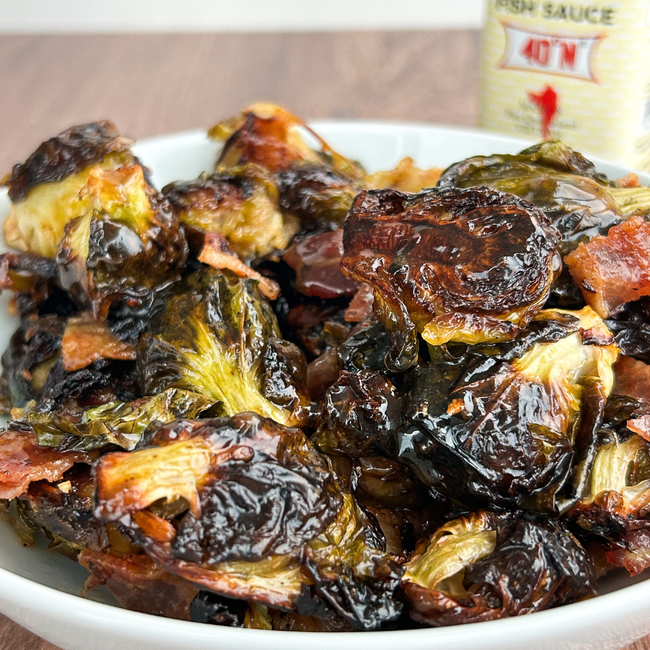 Image of Maple bacon brussel sprouts