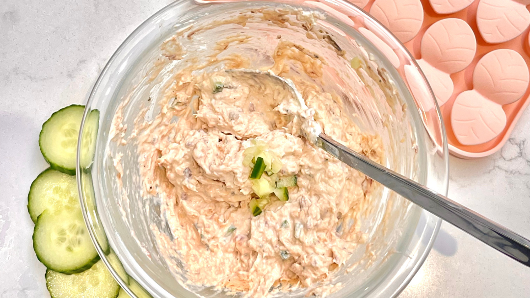 Image of Salmon Mousse Lick Mat Recipe for Dogs