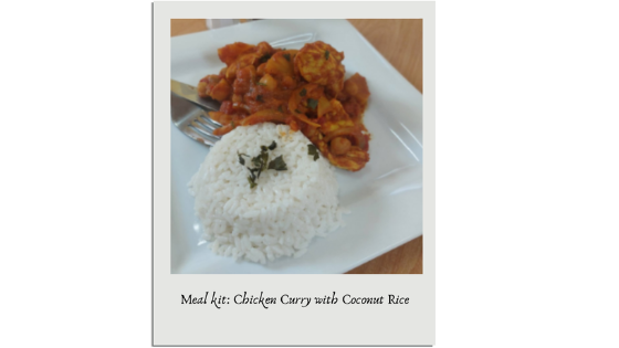 Image of Sophie Gray's Chicken Curry With Coconut Rice Meal Kit 