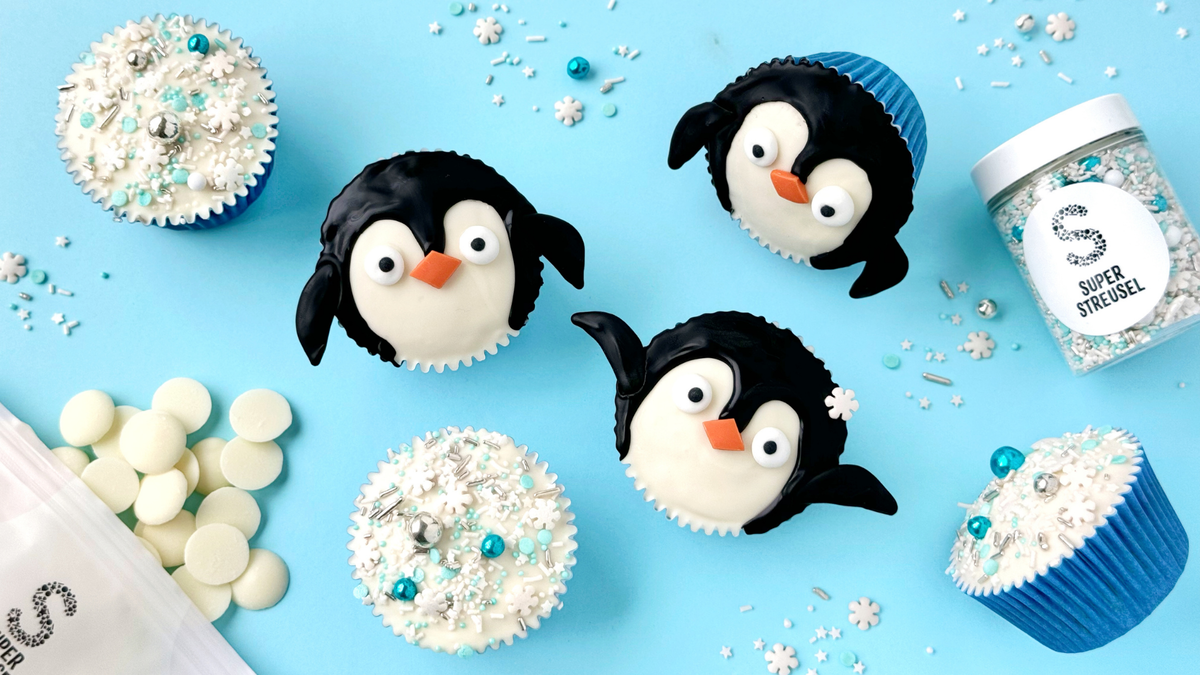 Pinguïn muffins