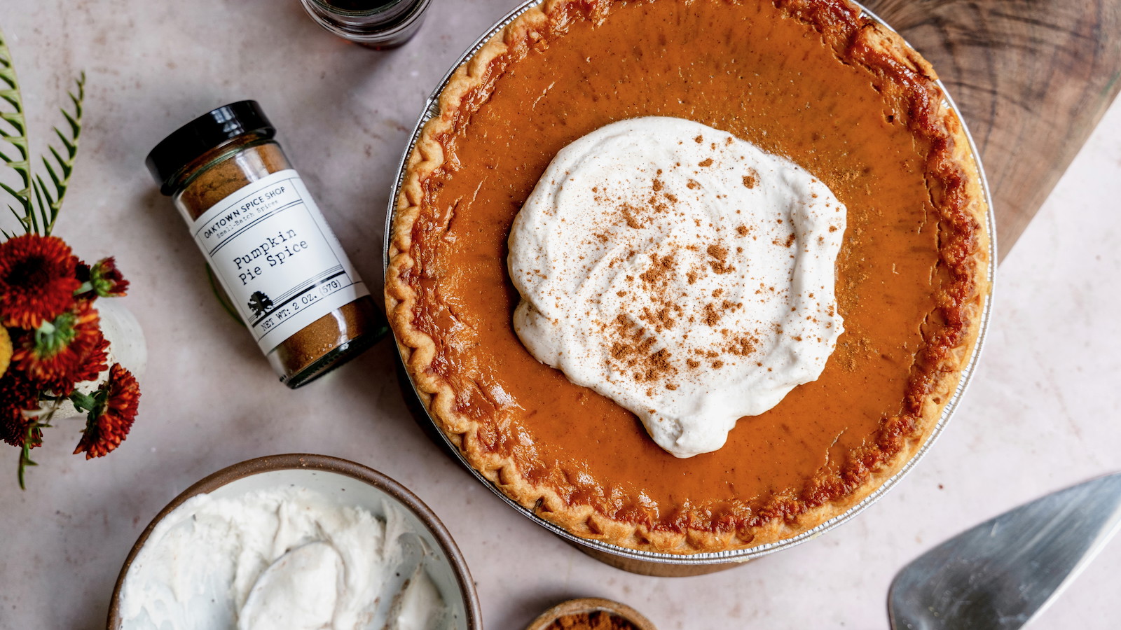 Image of Maple Bourbon Pumpkin Pie