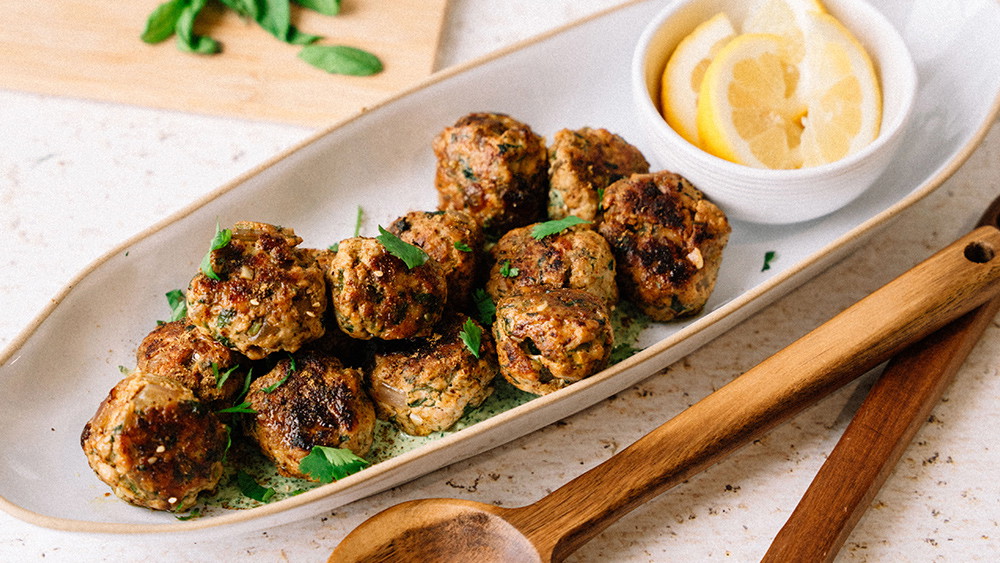 Image of Za’atar Chicken Meatballs