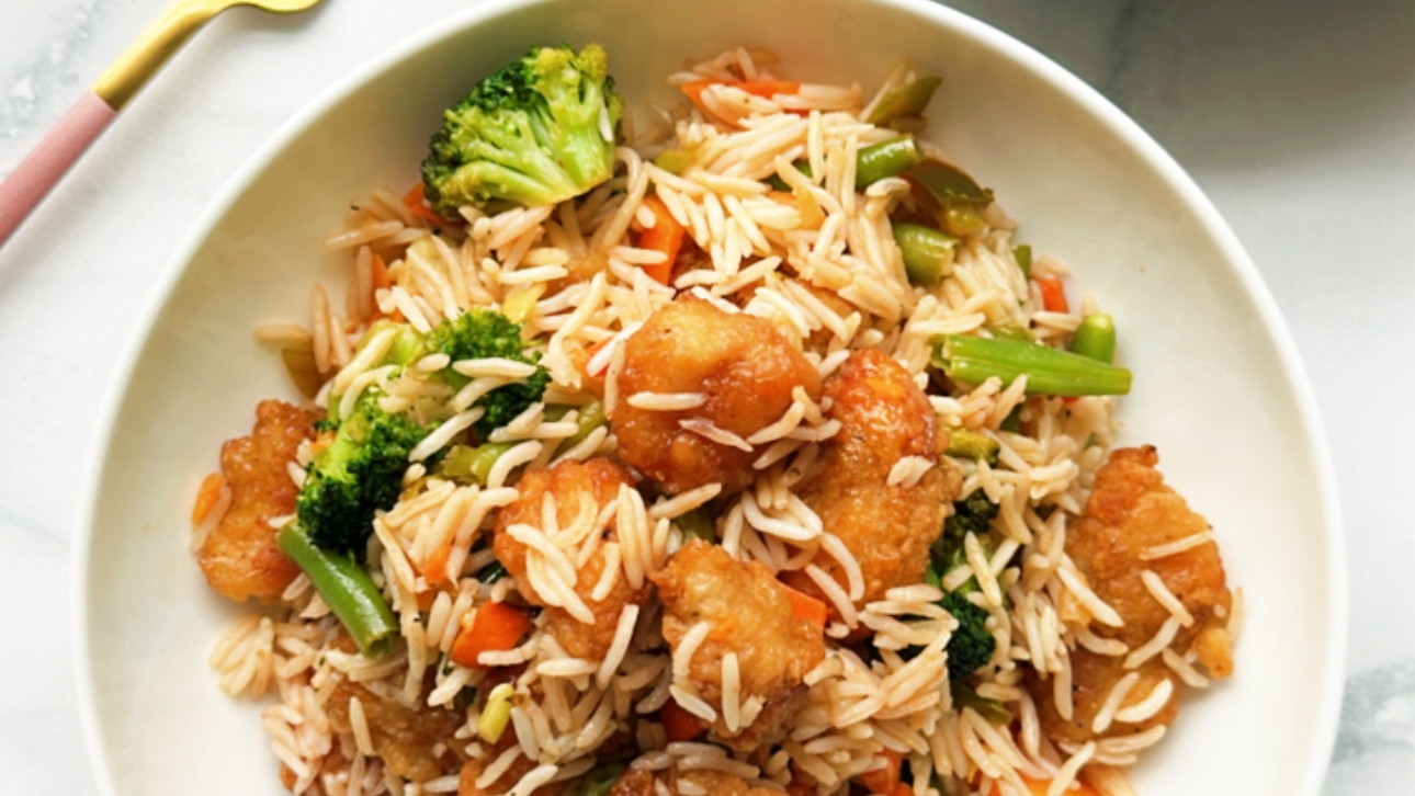 Image of Simple Healthy Family Dinner | Sticky Sweet and Sour Chicken