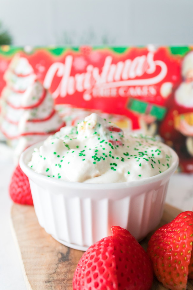 Image of Little Debbie Christmas Tree Cake Dip