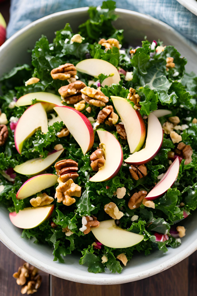 Image of  Apple and Walnut Salad with Dijon Vinaigrette