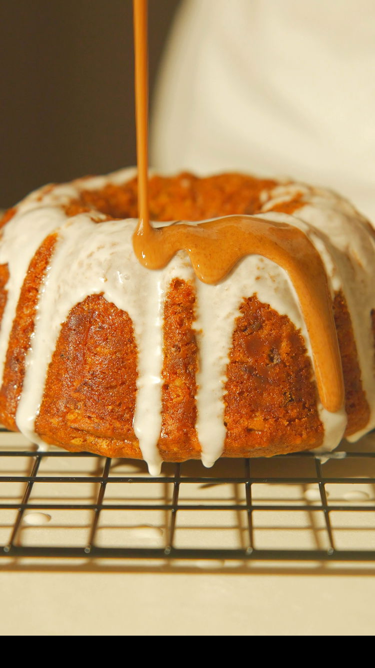 Image of Slice carefully right away, or let cool completely for easier...