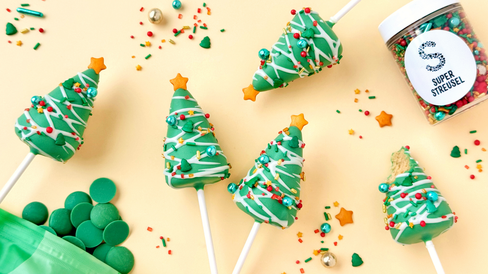 Image of Weihnachtsbaum Cakepops