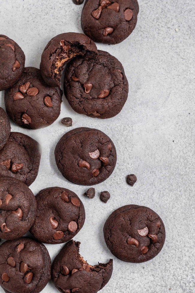 Image of Caramel Stuffed Chocolate Cookies