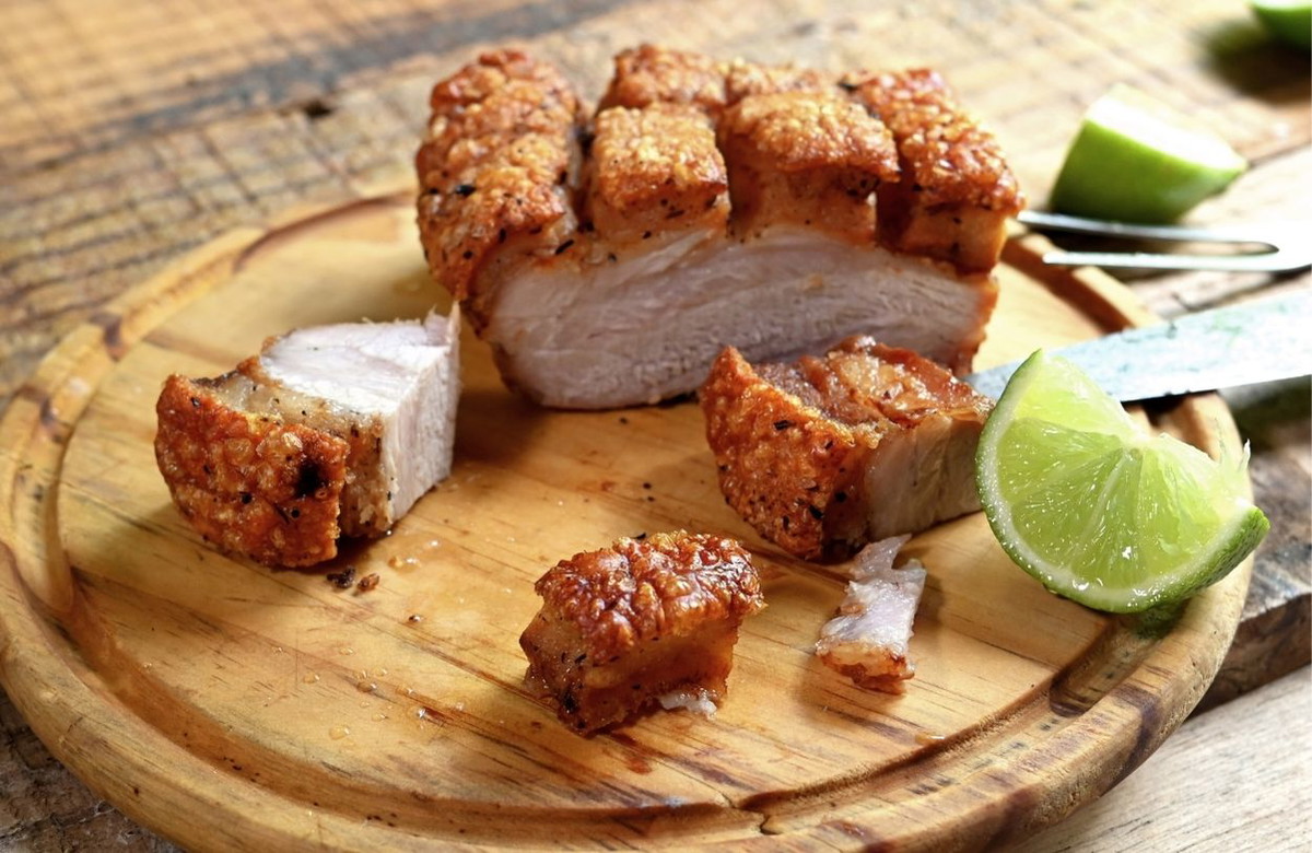 Crispy roast pork