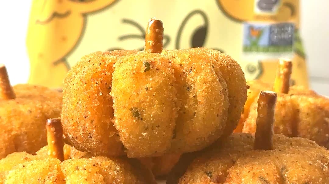 Honey BBQ Pumpkin-shaped Potato Cheese Balls