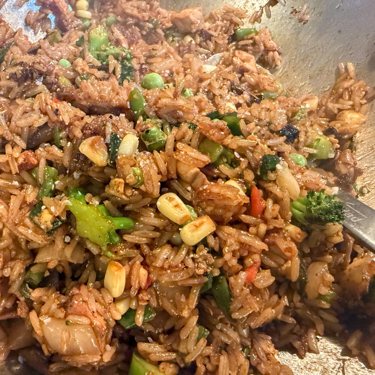 Image of Add dark soy, soy, MSG, honey, and salt and pepper. Stir to combine. Taste, adjust and go to town!