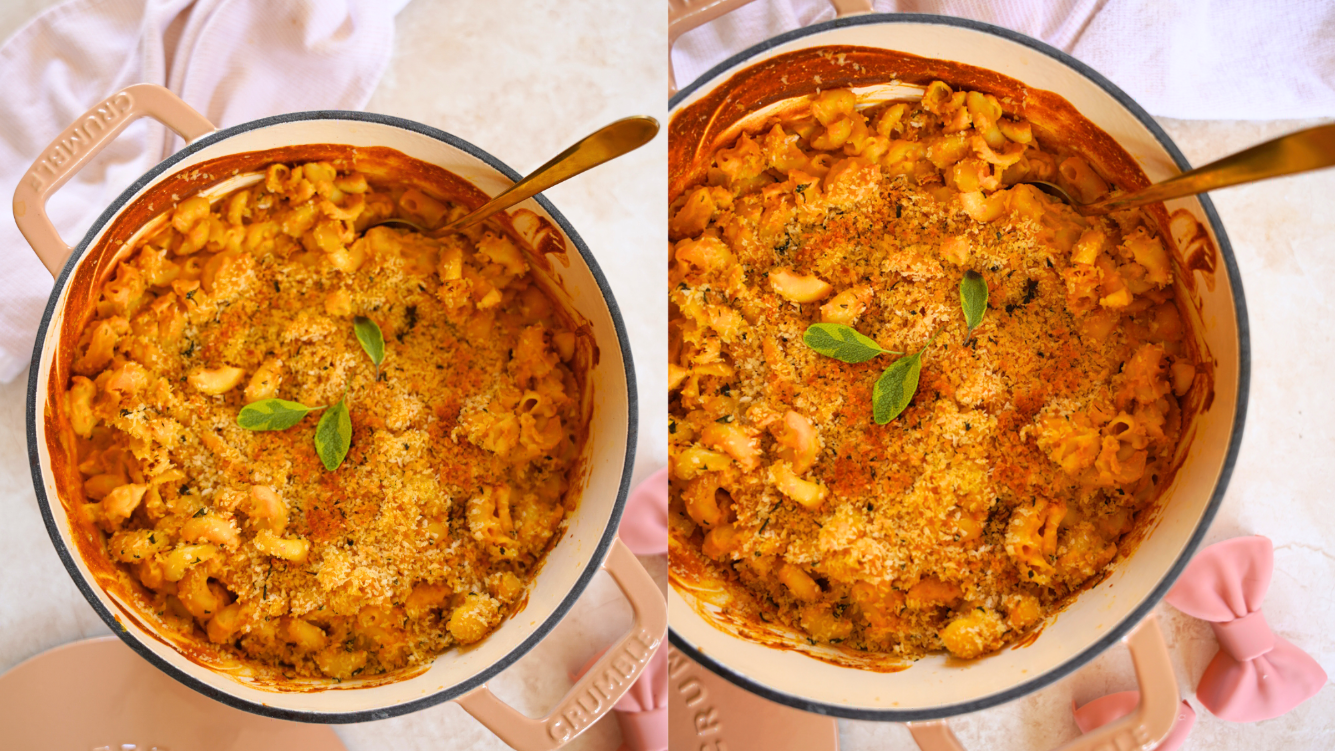 Image of Plant-Based Baked Pumpkin Macaroni