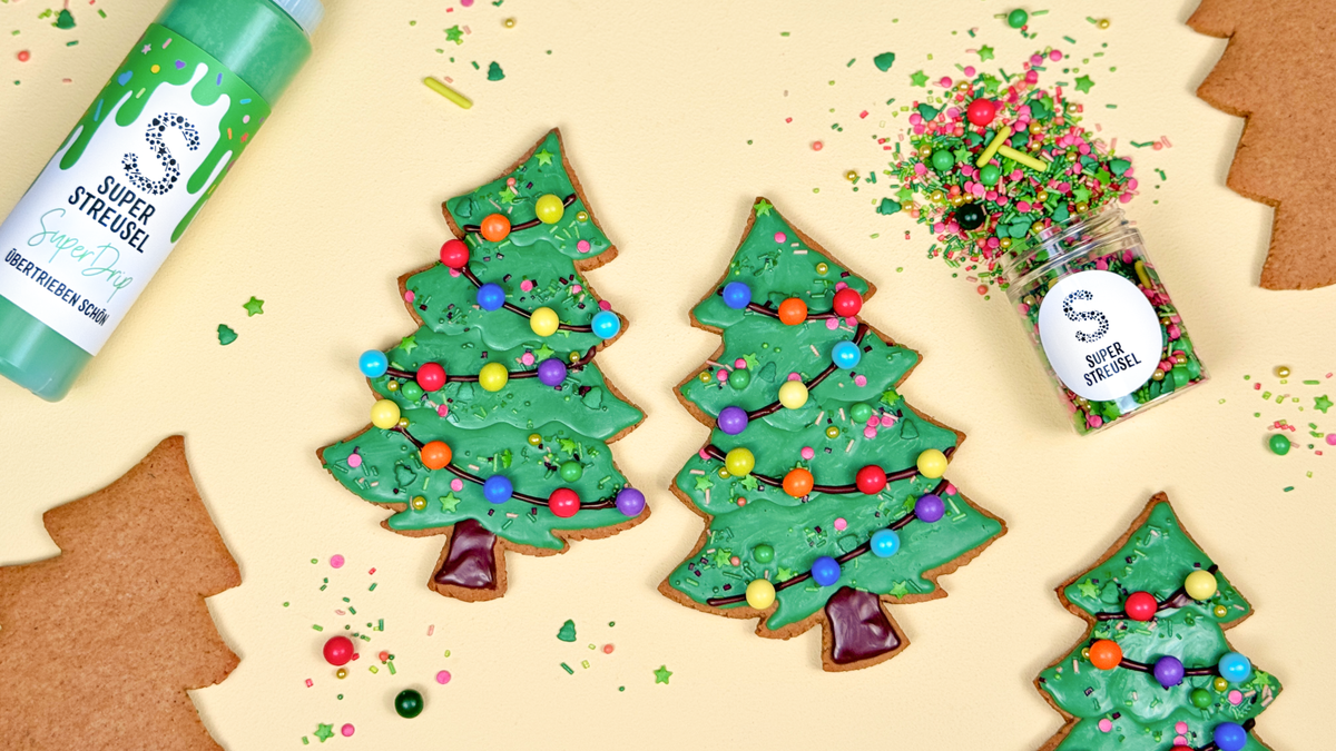 Lebkuchen Weihnachtsbäume mit dem Thermomix®
