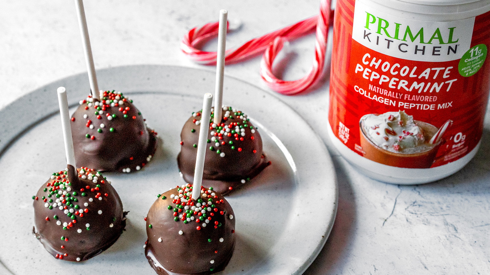 Image of Chocolate Peppermint Cake Pops