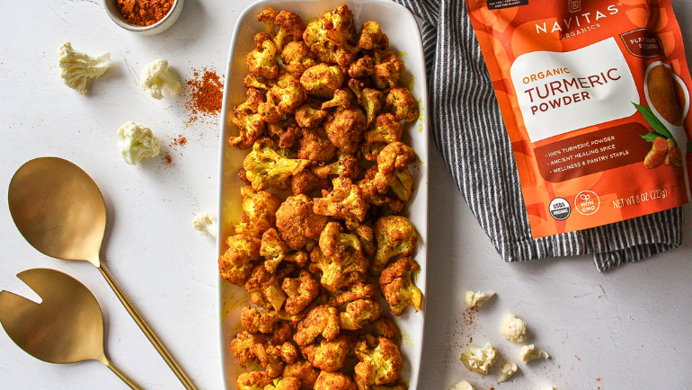 Image of Roasted Turmeric Cauliflower Recipe