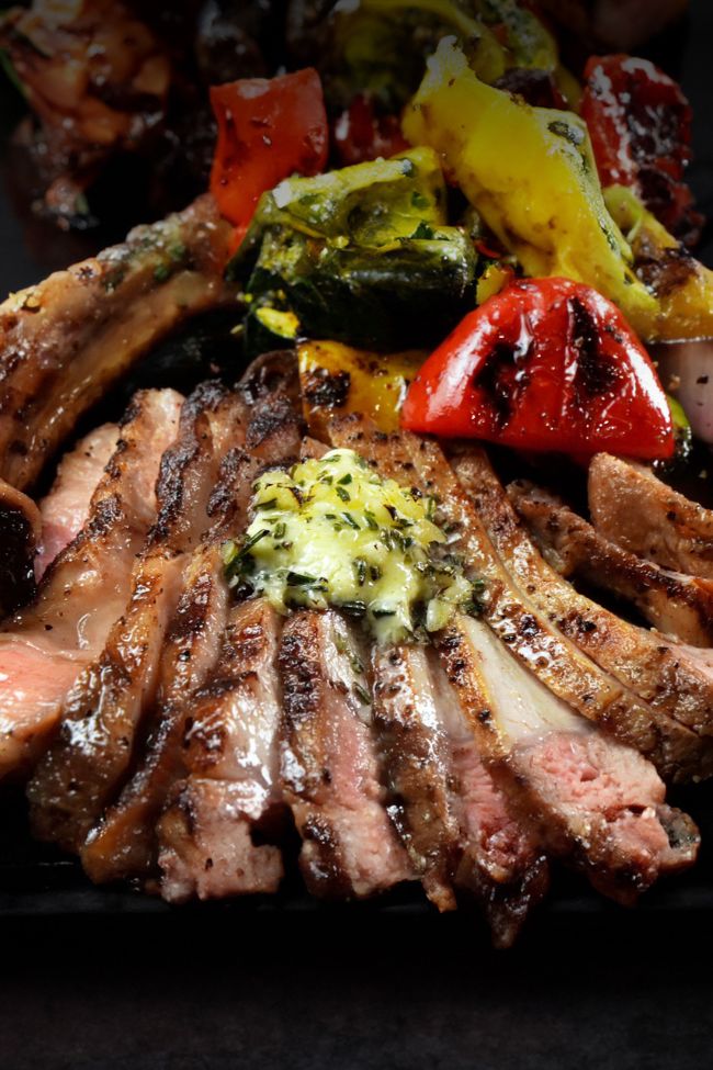 Grilled Tomahawk Pork Chops