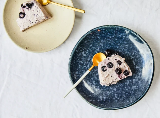 Image of Blueberry & Whipped Coconut Panna Cotta