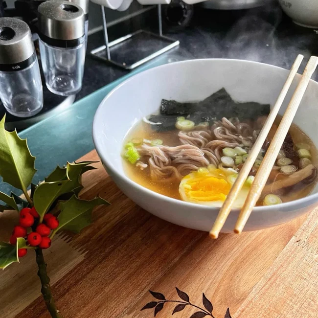 Image of Buckwheat Ramen with Organic Chicken Bone Broth