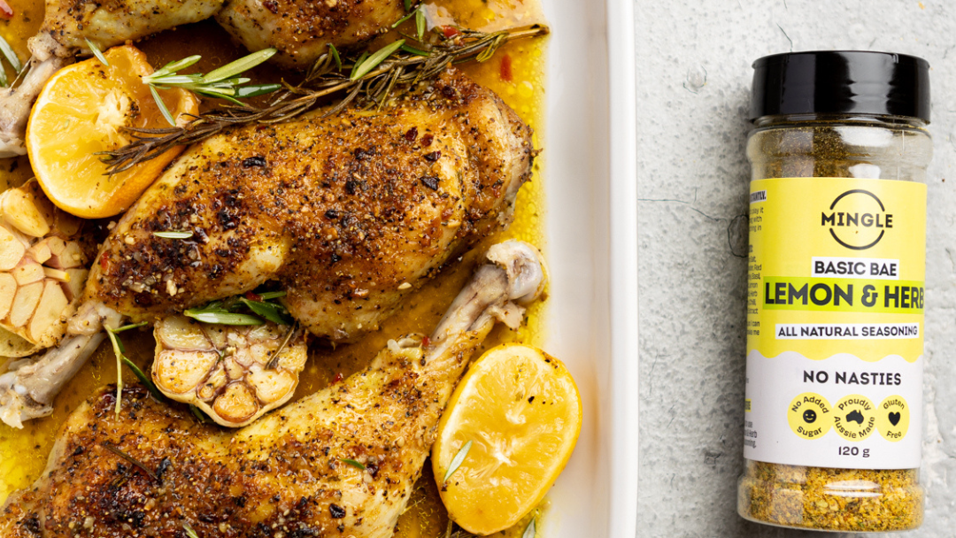 Lemon &amp; Herb Chicken Marylands with Rosemary-image