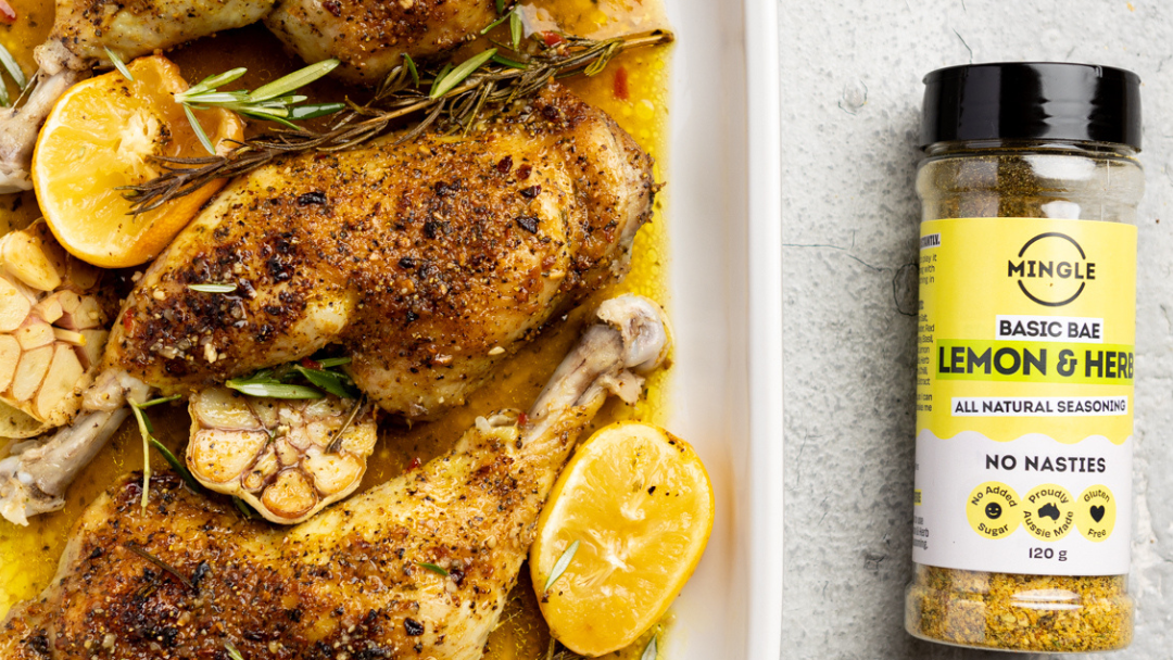 Image of Lemon & Herb Chicken Marylands with Rosemary