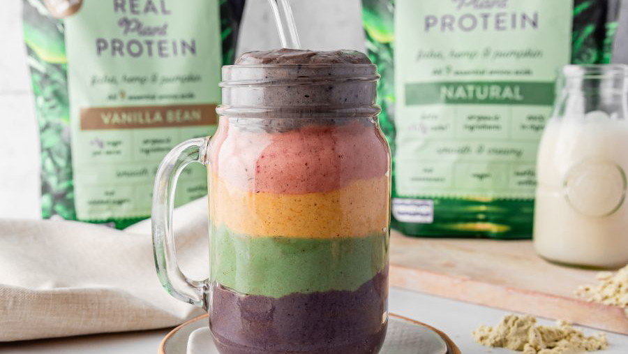 Image of Rainbow Power Protein Smoothie