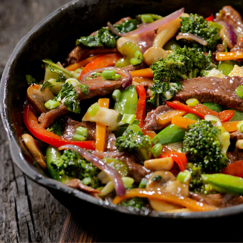 Image of Hearty Beef and Vegetable Skillet Recipe