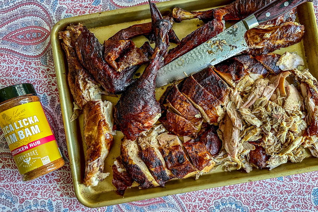 Image of Smoked Turkey with Cajun Butter