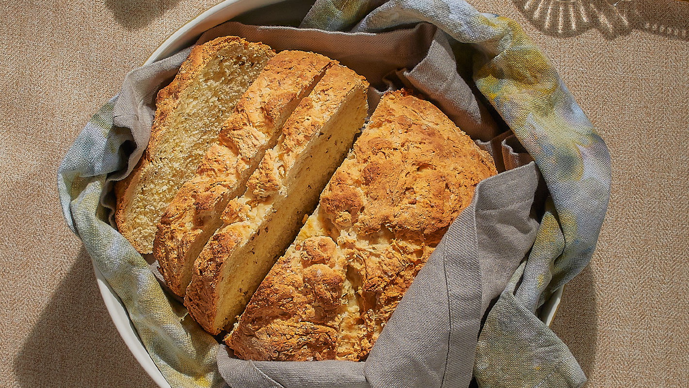 Image of Home-made Irish Soda Bread with Caraway Seeds